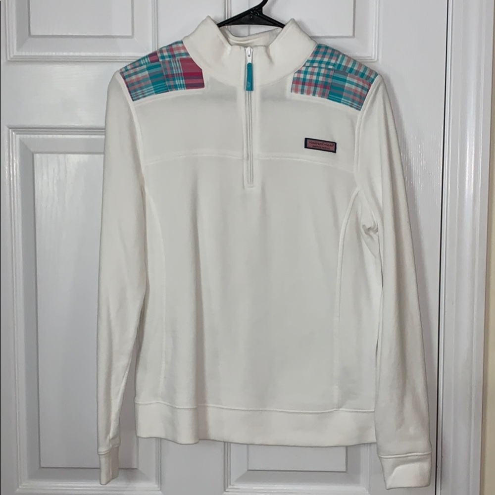 Vineyard Vines White & Plaid Shep Shirt